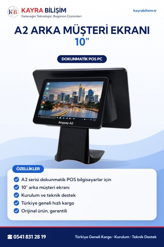 A2 Arka Müşteri Ekranı 10