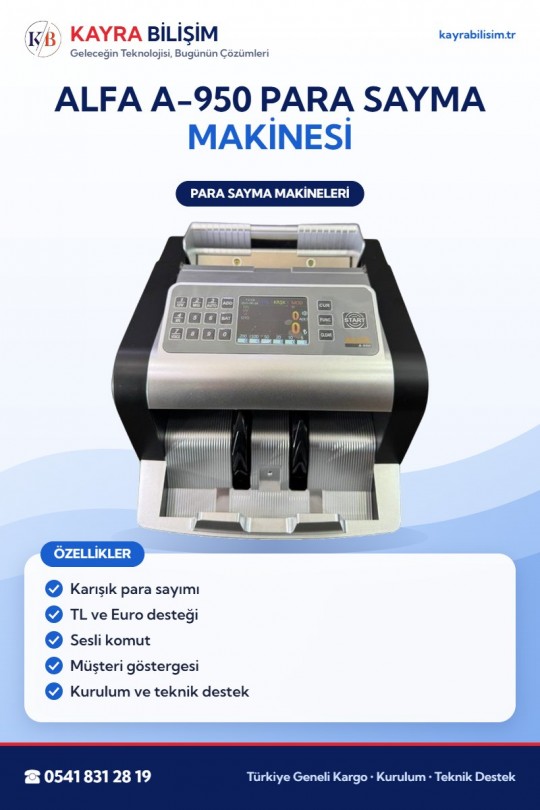 Alfa A-950 Para Sayma Makinesi