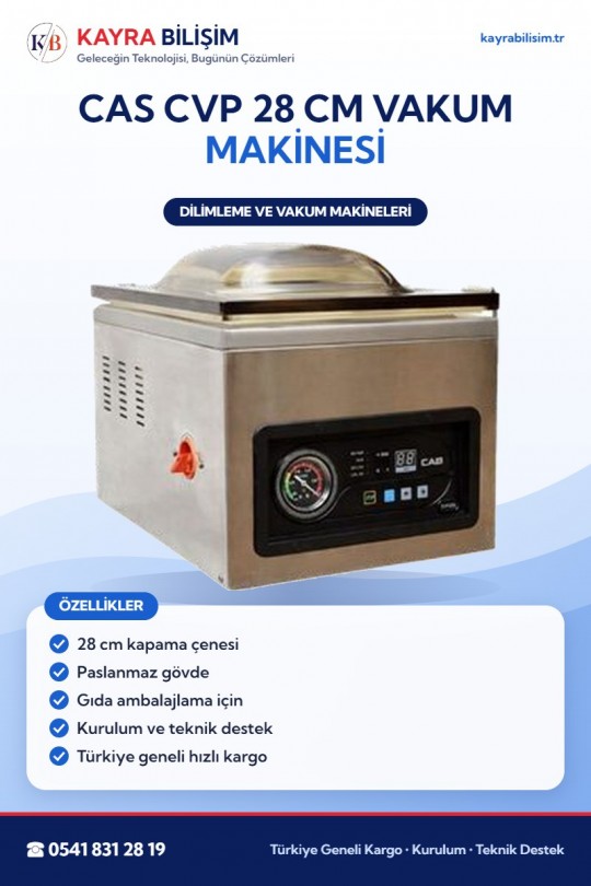 CAS CVP 28 cm Vakum Makinesi