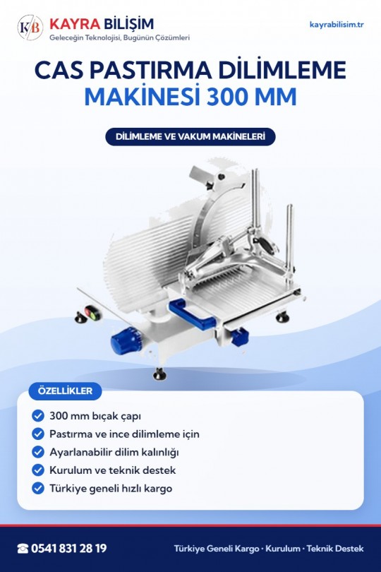 CAS Pastırma Dilimleme Makinesi 300 mm