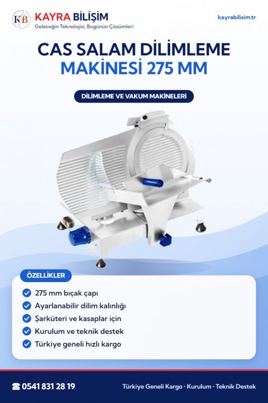 CAS Salam Dilimleme Makinesi 275 mm