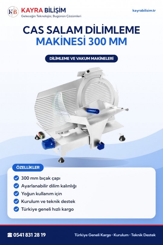 CAS Salam Dilimleme Makinesi 300 mm