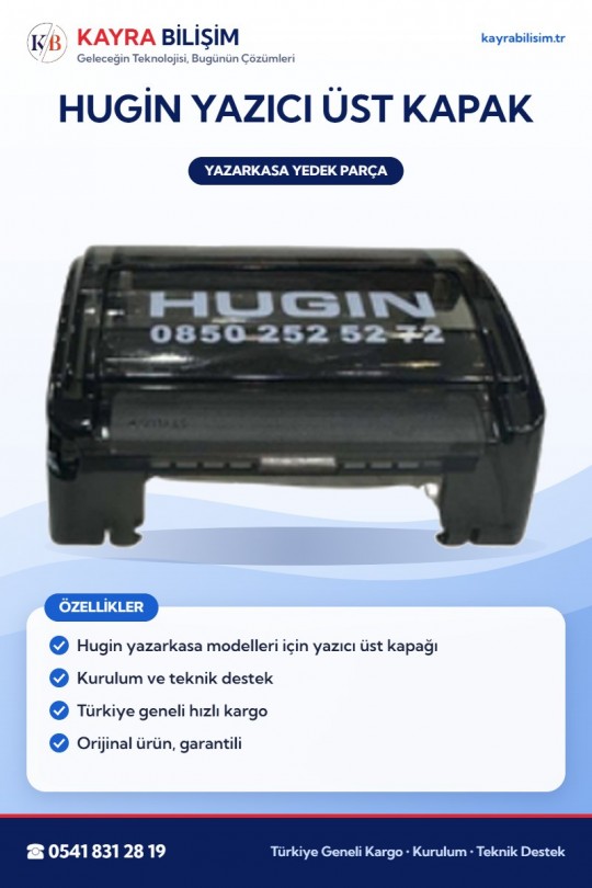 Hugin Yazıcı Üst Kapak