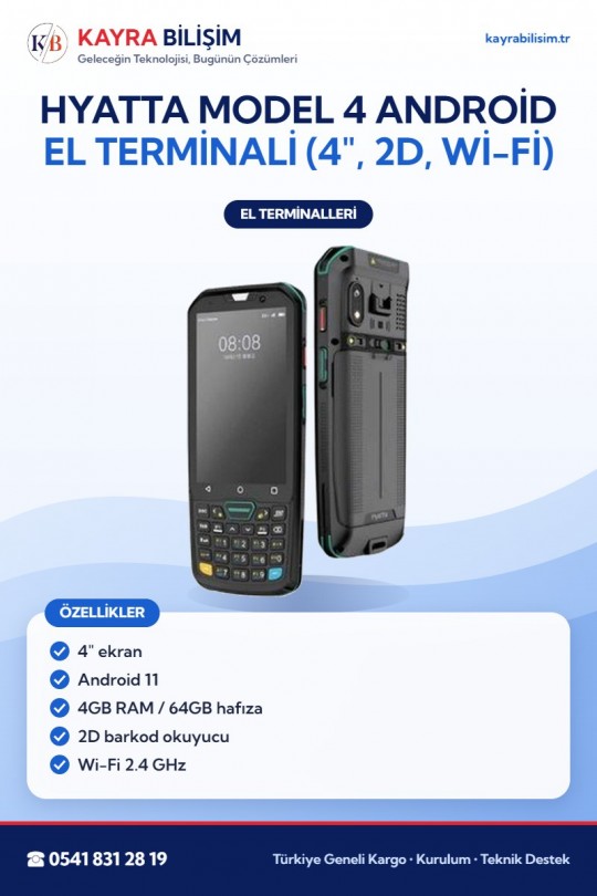 Hyatta Model 4 Android El Terminali (4