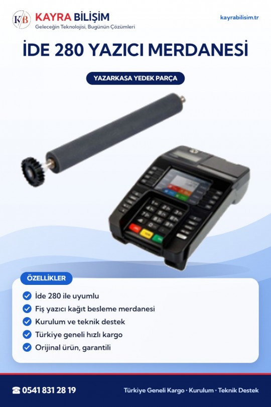 İde 280 Yazıcı Merdanesi