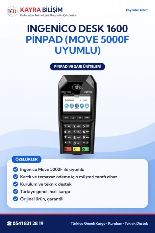 Ingenico Desk 1600 Pinpad (Move 5000F Uyumlu)