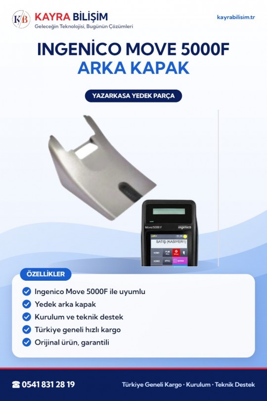 Ingenico Move 5000F Arka Kapak