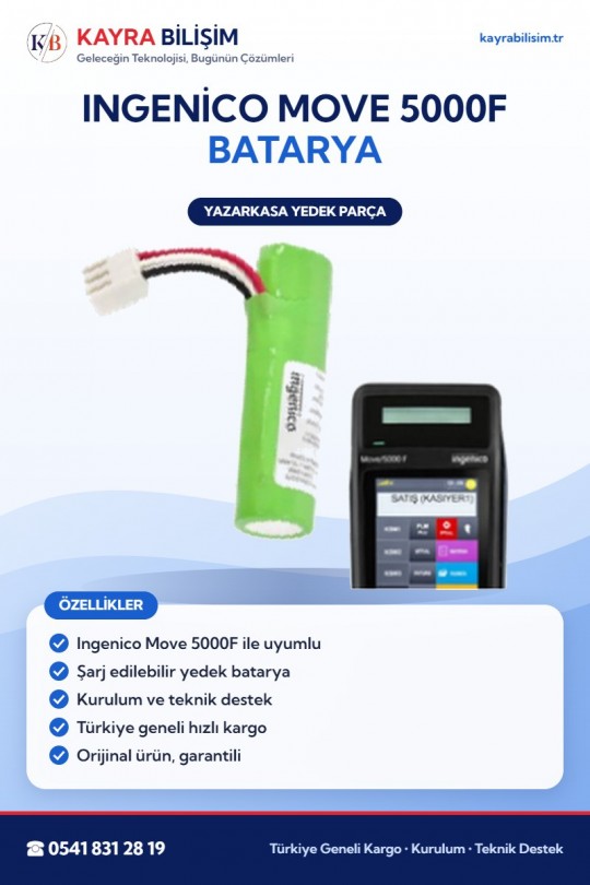 Ingenico Move 5000F Batarya