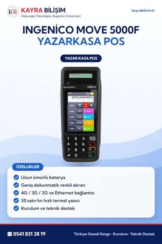 Ingenico Move 5000F Yazarkasa POS