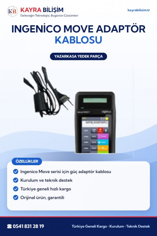 Ingenico Move Adaptör Kablosu