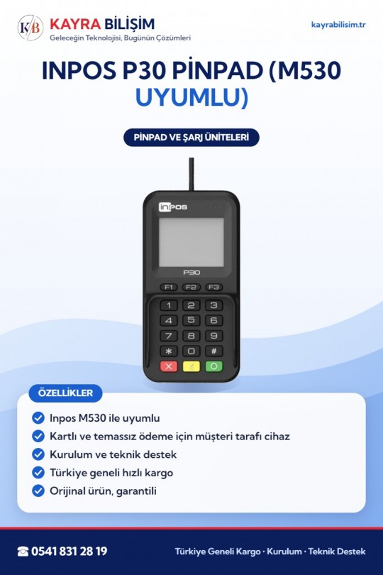 Inpos P30 Pinpad (M530 Uyumlu)