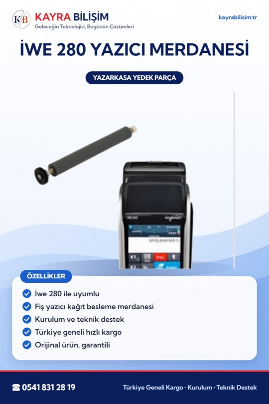İwe 280 Yazıcı Merdanesi