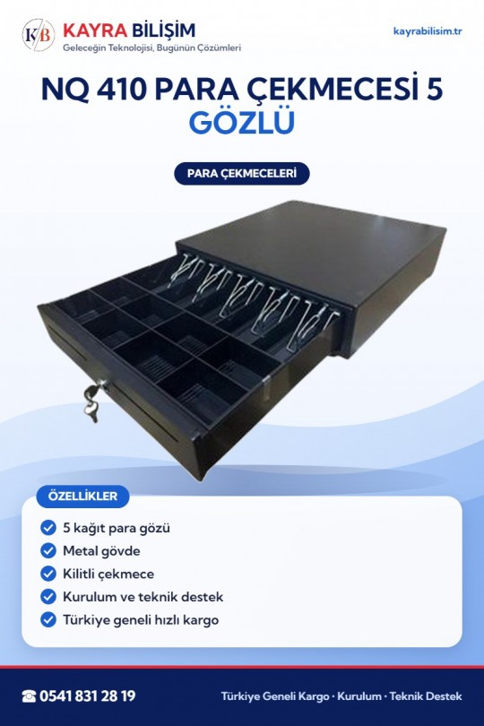 NQ 410 Para Çekmecesi 5 Gözlü