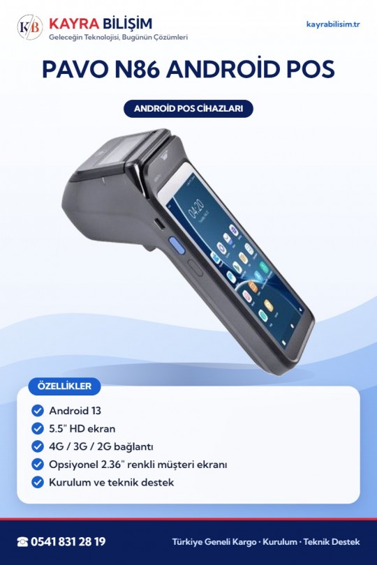 Pavo N86 Android POS