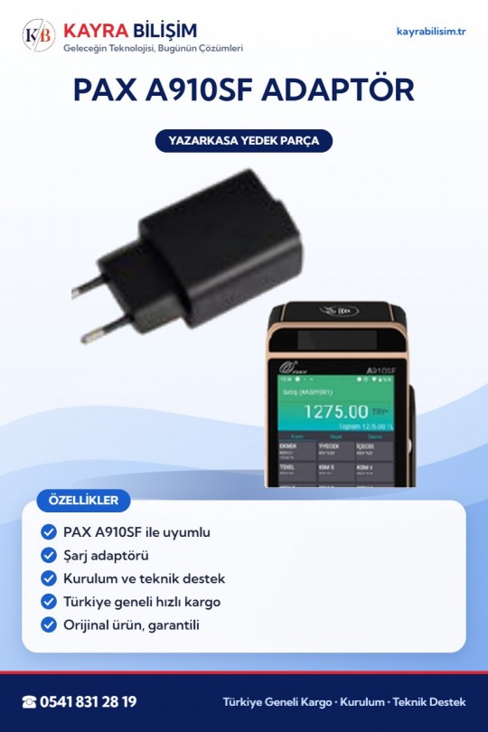 PAX A910SF Adaptör