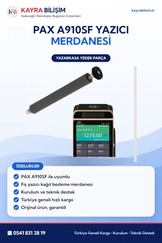 PAX A910SF Yazıcı Merdanesi