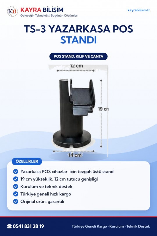 TS-3 Yazarkasa POS Standı