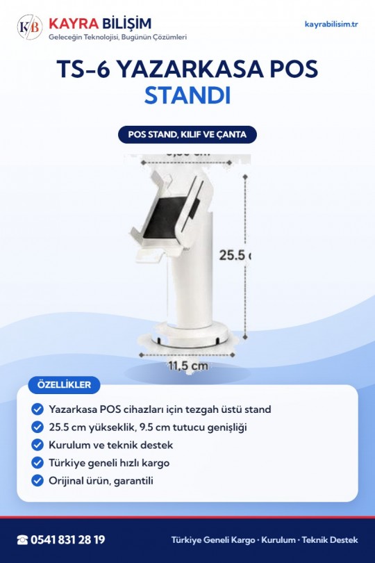 TS-6 Yazarkasa POS Standı