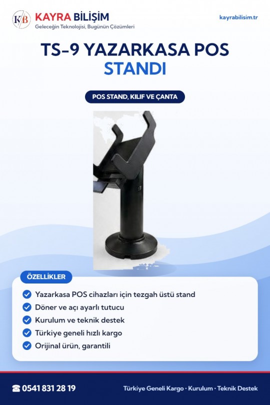 TS-9 Yazarkasa POS Standı