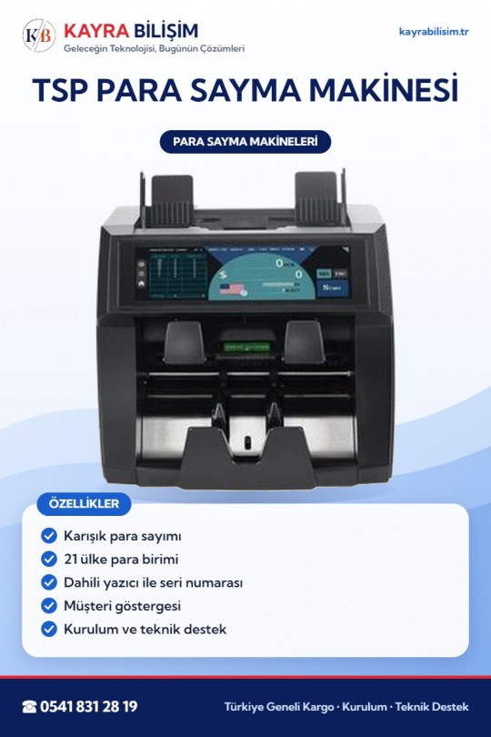 TSP Para Sayma Makinesi
