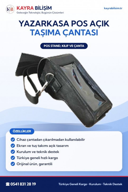 Yazarkasa POS Açık Taşıma Çantası